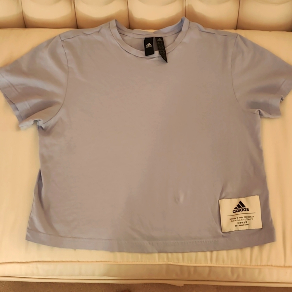 Adidas purple women's tee size xs